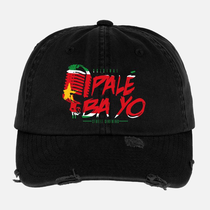LOGO PBY EDITION FLAG 971 GUADELOUPE Flexfit Vintage Destroyed Cap
