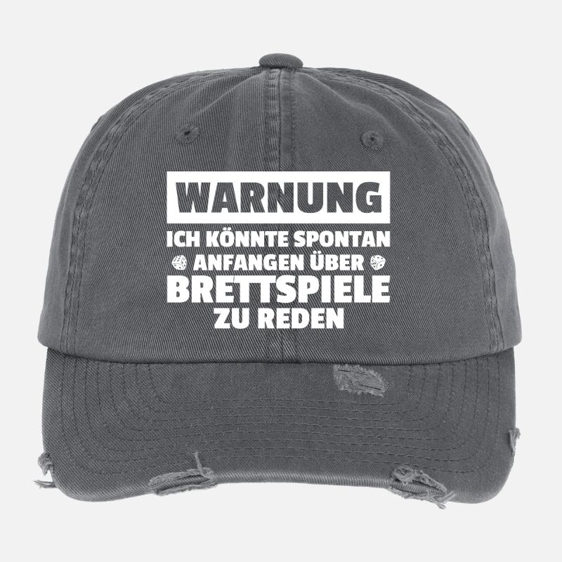 Warning: Board game, board game Flexfit Vintage Destroyed Cap