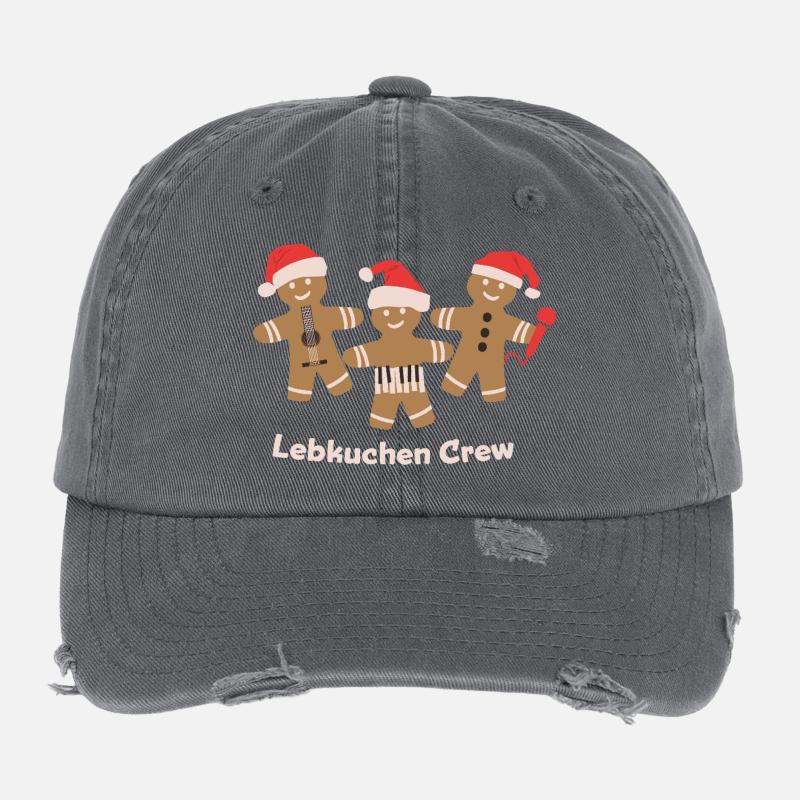 Musicien de la Gingerbread Crew Casquette vintage effet usé Flexfit