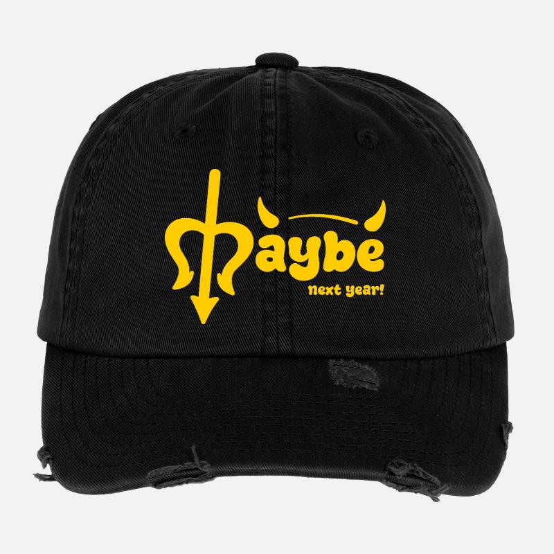  Vielleicht nächstes jahr Flexfit Vintage Destroyed Cap