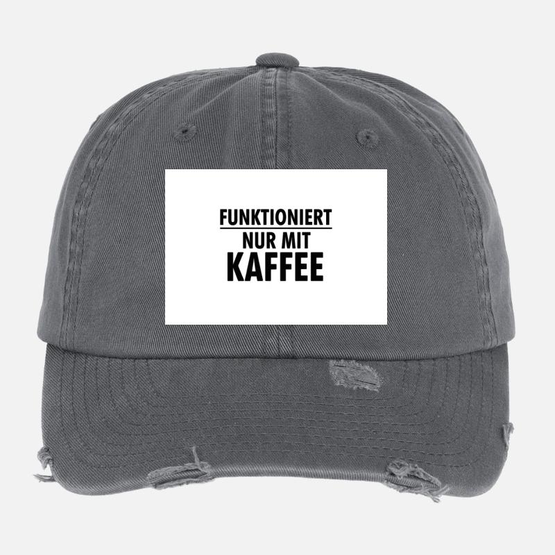 Works only with coffee Flexfit Vintage Destroyed Cap