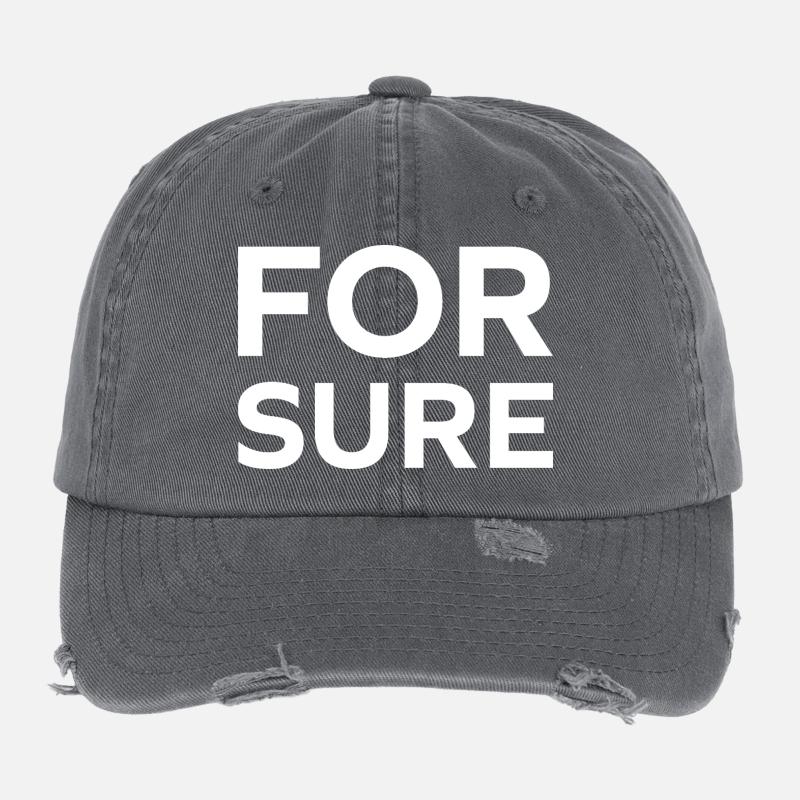 For sure Casquette vintage effet usé Flexfit