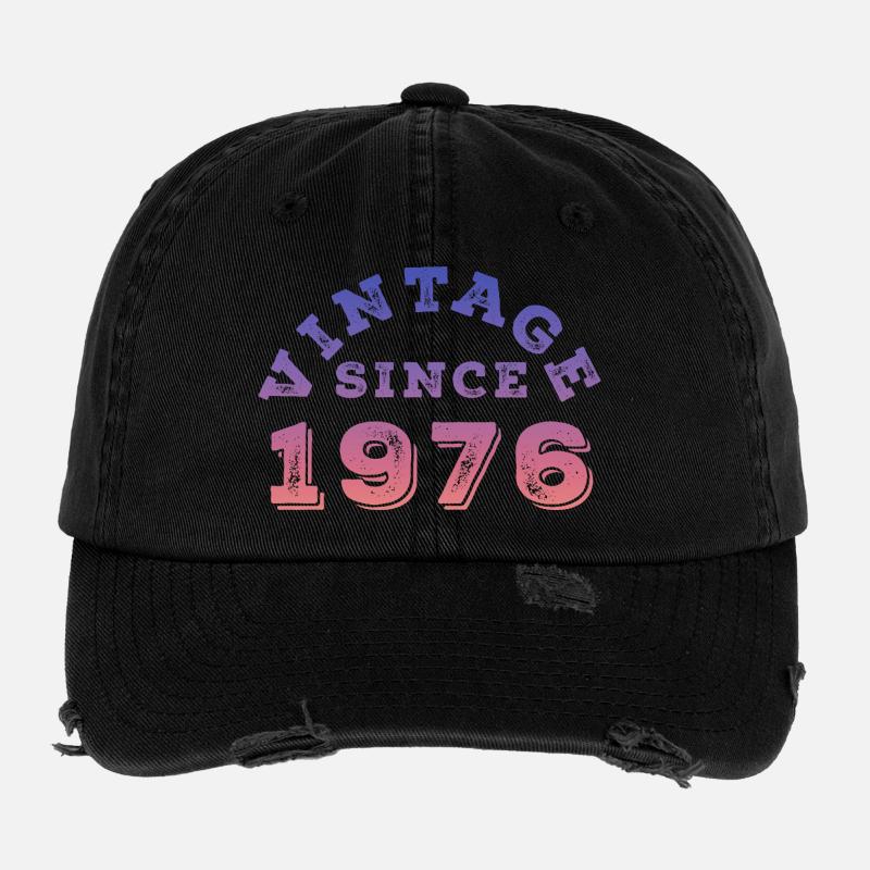 Millésime 1976 Casquette vintage effet usé Flexfit