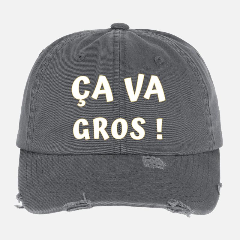 ÇA va gros ! Casquette vintage effet usé Flexfit
