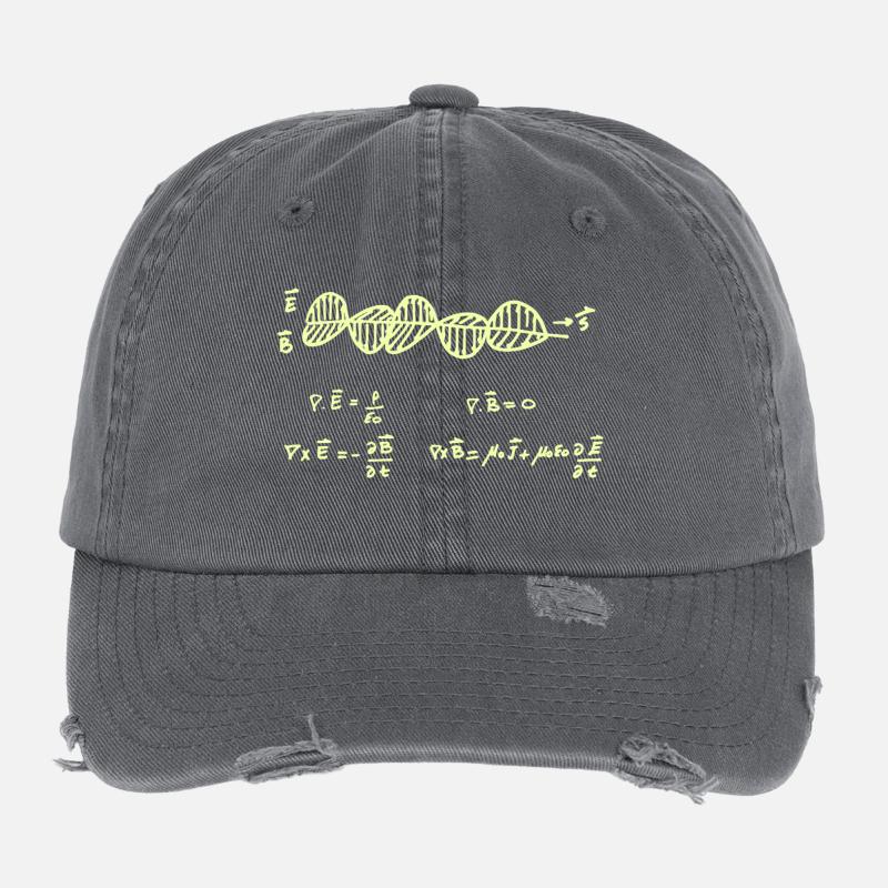 Les équations de Maxwell Casquette vintage effet usé Flexfit