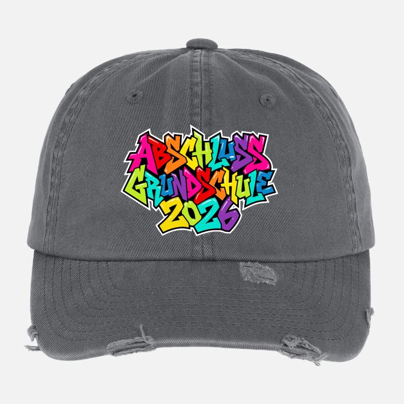Grundschule Abschluss 2026 Flexfit Vintage Destroyed Cap
