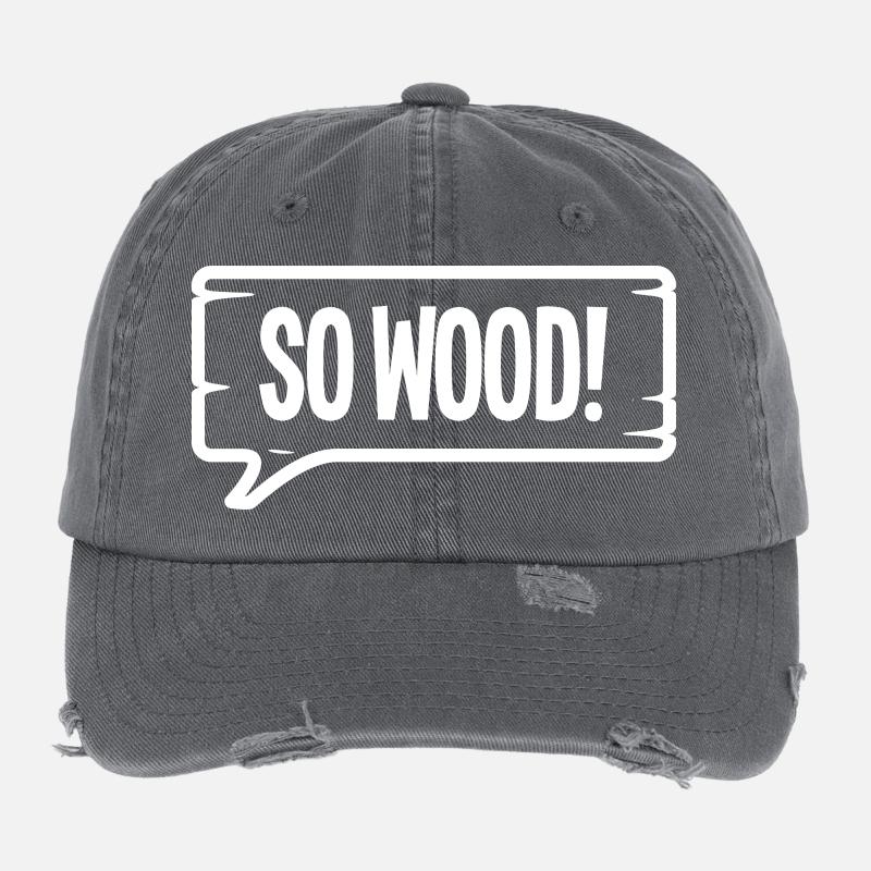 ALORS DU BOIS ! Casquette vintage effet usé Flexfit