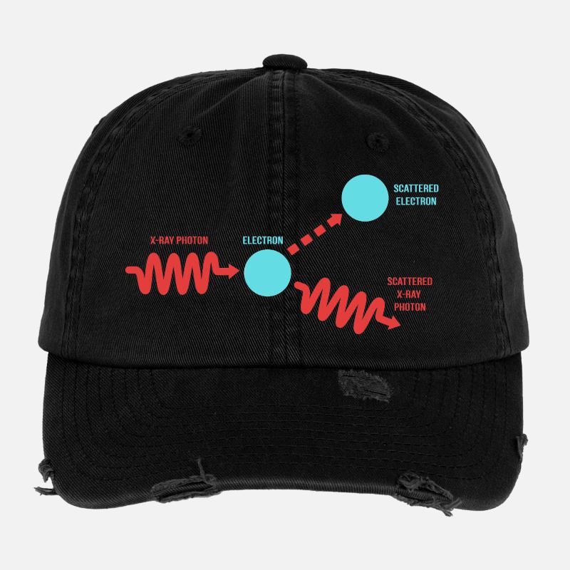 Quantum Physics Quantum Mechanics Quantum Leap Flexfit Vintage Destroyed Cap