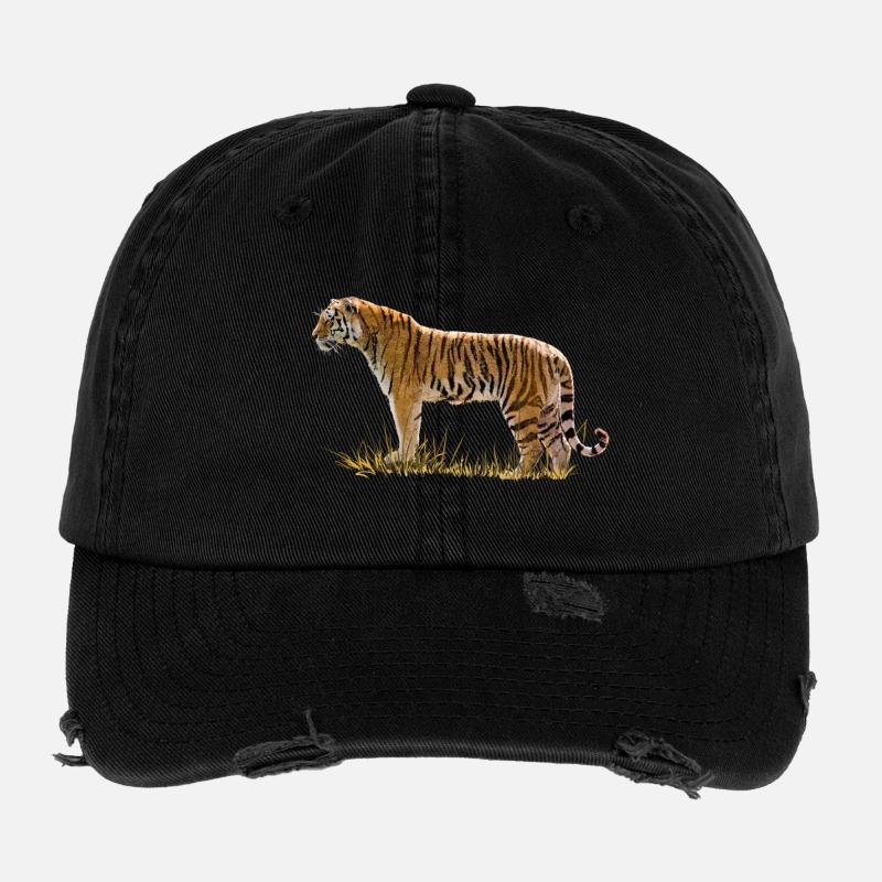 Tiger Casquette vintage effet usé Flexfit