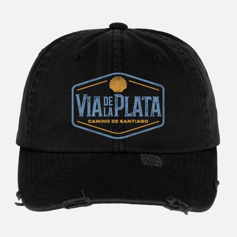 Via de la Plata Pilger-Stempel | Jakobsweg Flexfit Vintage Destroyed Cap