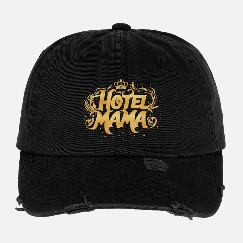 Hotel Mama! Flexfit Vintage Destroyed Cap