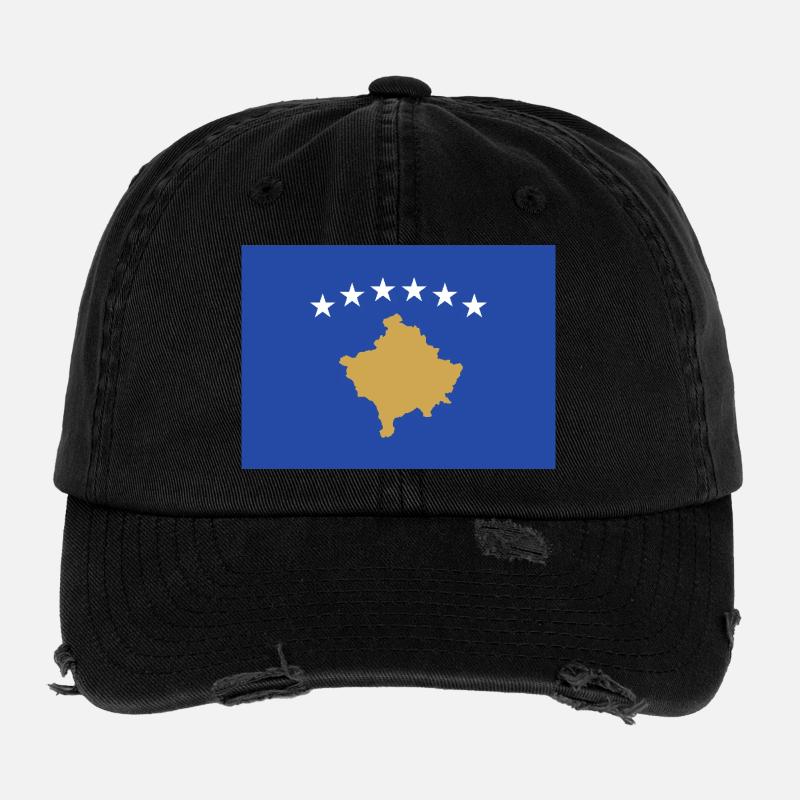 Kosovo Casquette vintage effet usé Flexfit