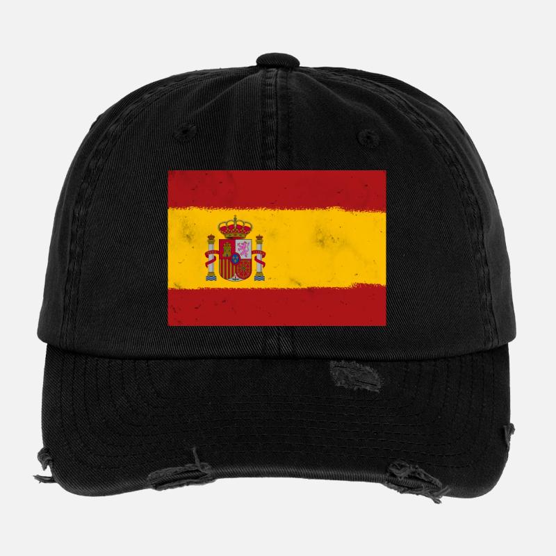 Flagge von Spanien Flexfit Vintage Destroyed Cap