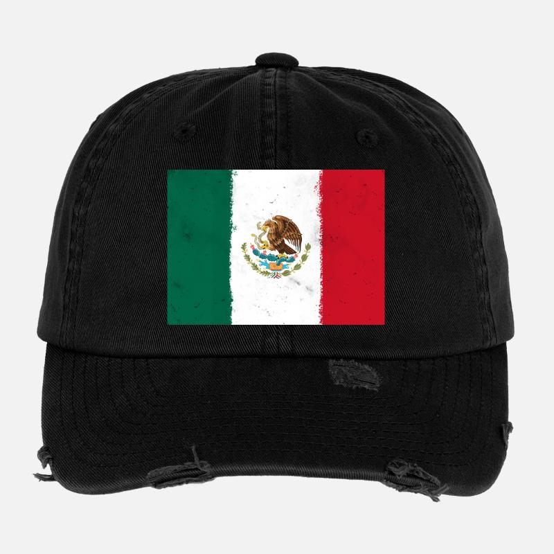 Flagge von Mexiko Flexfit Vintage Destroyed Cap