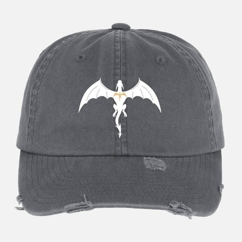 Vierter Flügeldrache Flexfit Vintage Destroyed Cap