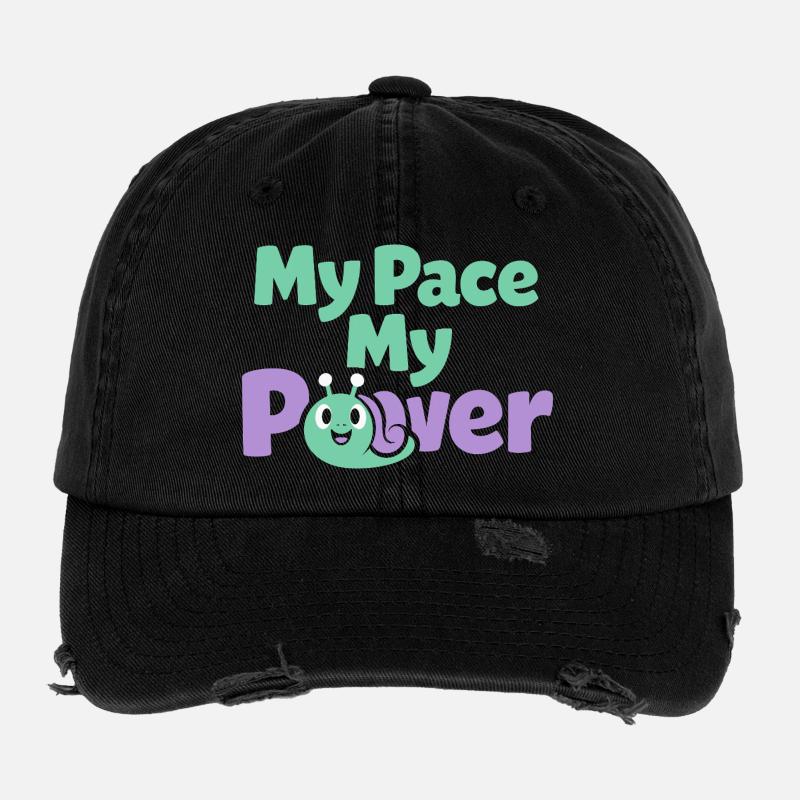 Gentle parenting identity, slow Flexfit Vintage Destroyed Cap