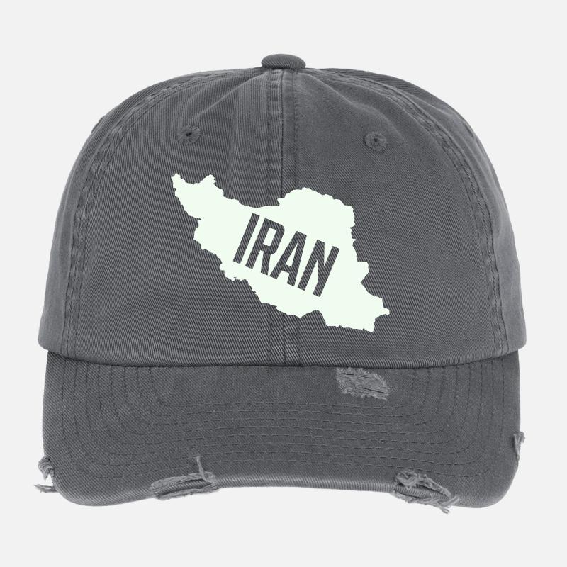 Faute de frappe sur Iran Maps Casquette vintage effet usé Flexfit