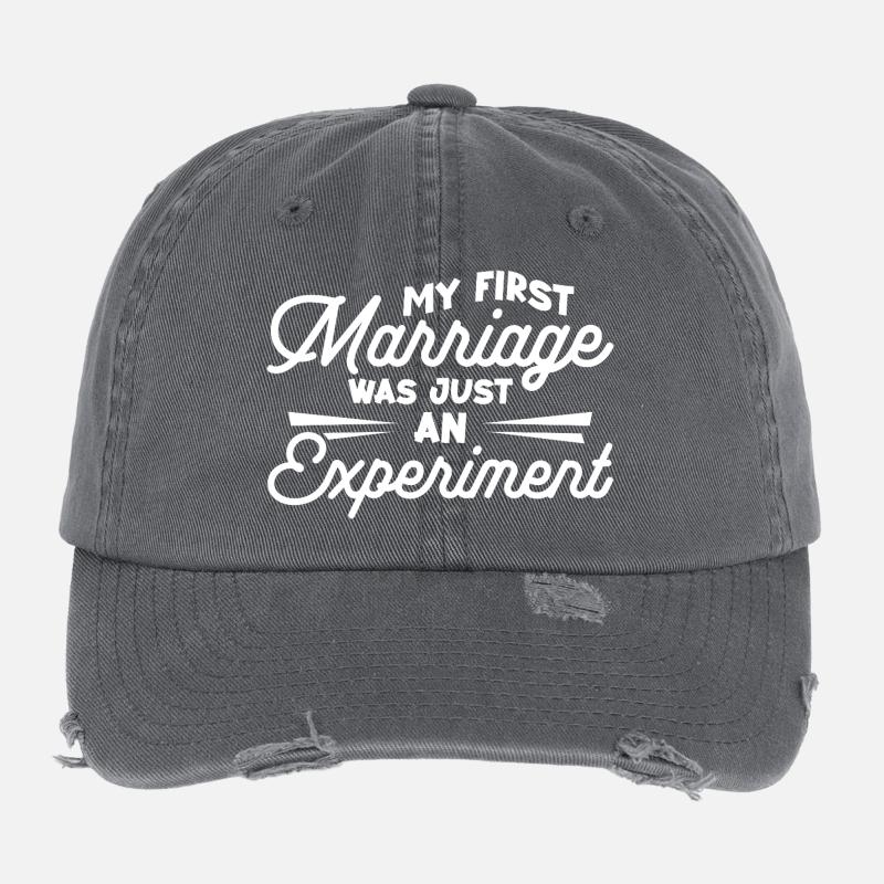 Mon premier mariage n’était qu’une expérience Casquette vintage effet usé Flexfit