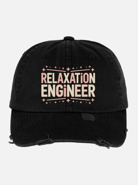 Expressions de masseuses Massage Cadeau drôle de masseur - Casquette vintage effet usé Flexfit - noir - Devant