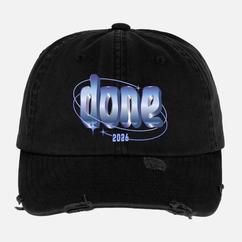 Done 2026 Orbit Design Flexfit Vintage Destroyed Cap