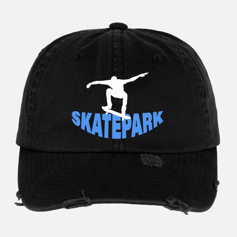 Skatepark Casquette vintage effet usé Flexfit