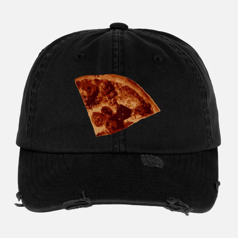 Tranche de pizza Casquette vintage effet usé Flexfit