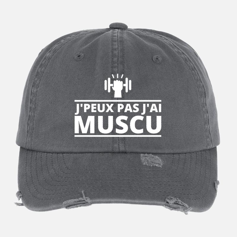 musculation, musculation sport Casquette vintage effet usé Flexfit