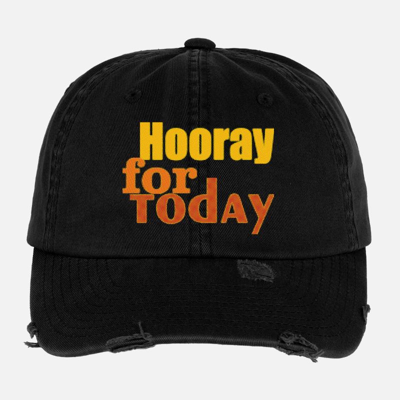 Hourra pour aujourd’hui Casquette vintage effet usé Flexfit