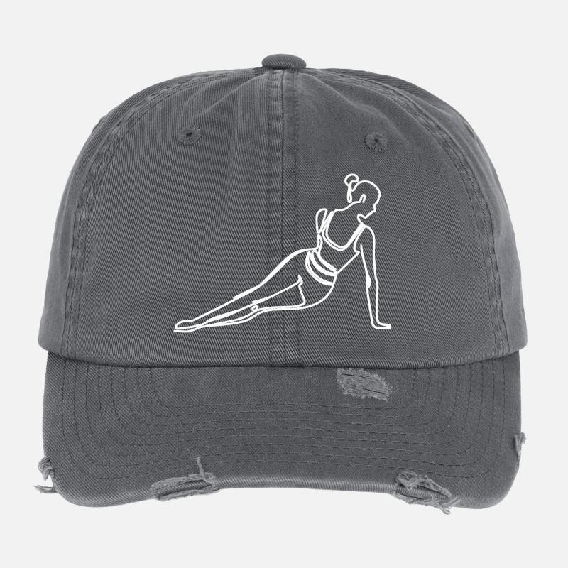 Fitness Mädel Flexfit Vintage Destroyed Cap