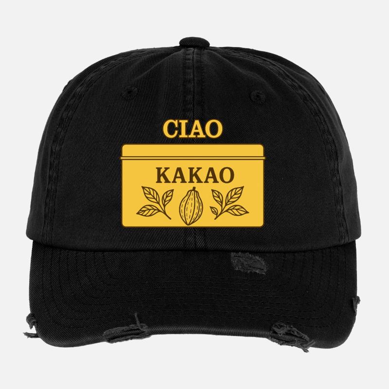 CIAO KAKAO Flexfit Vintage Destroyed Cap