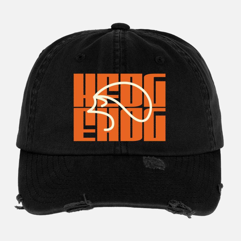 Merch with your favorite hedgehog's logo Flexfit Vintage Destroyed Cap