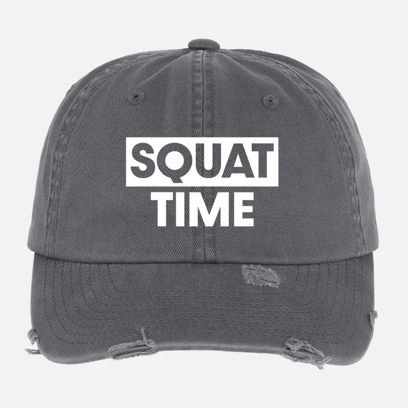 Squat Time Flexfit Vintage Destroyed Cap