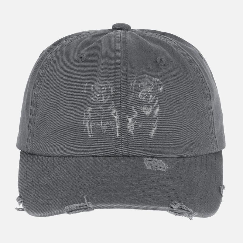 Chiots Casquette vintage effet usé Flexfit