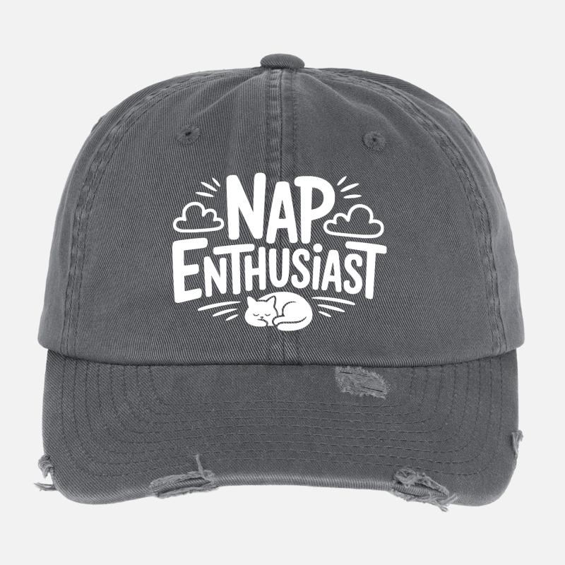 Nap Enthusiast Flexfit Vintage Destroyed Cap