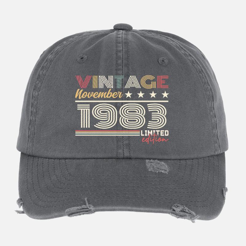 November 1983 Flexfit Vintage Destroyed Cap