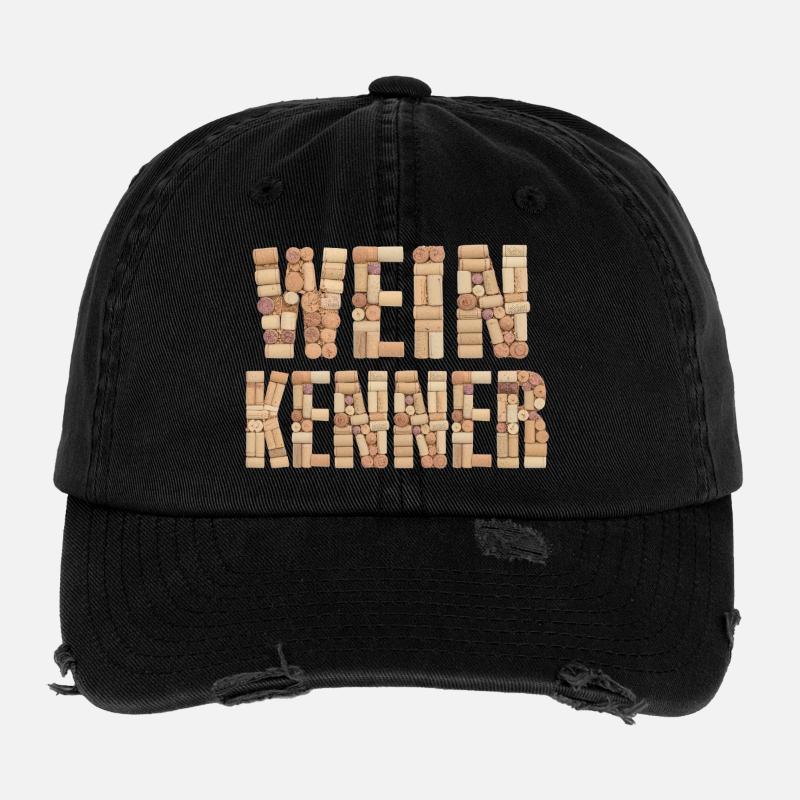 Weinkenner Flexfit Vintage Destroyed Cap