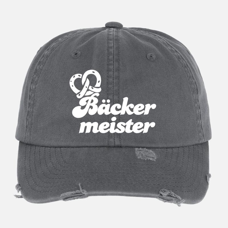 Bäckermeister Flexfit Vintage Destroyed Cap