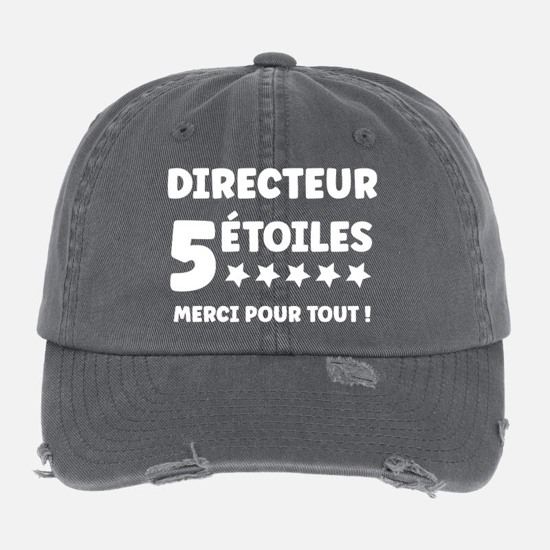 Directeur Casquette vintage effet usé Flexfit