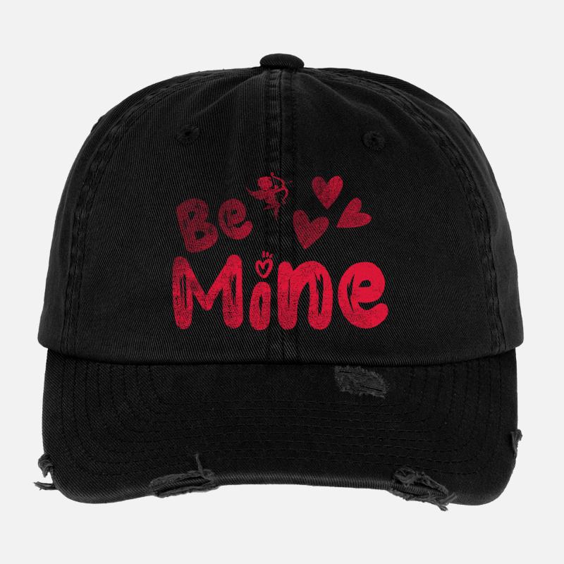 be_mine Flexfit Vintage Destroyed Cap