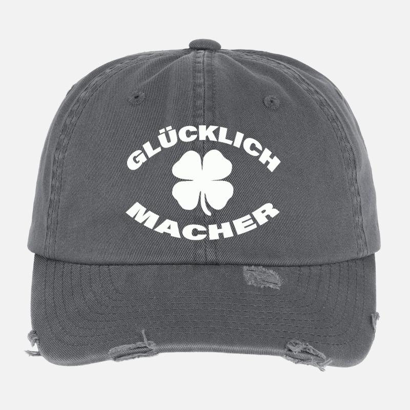 FAISEUR DE BONHEUR Casquette vintage effet usé Flexfit