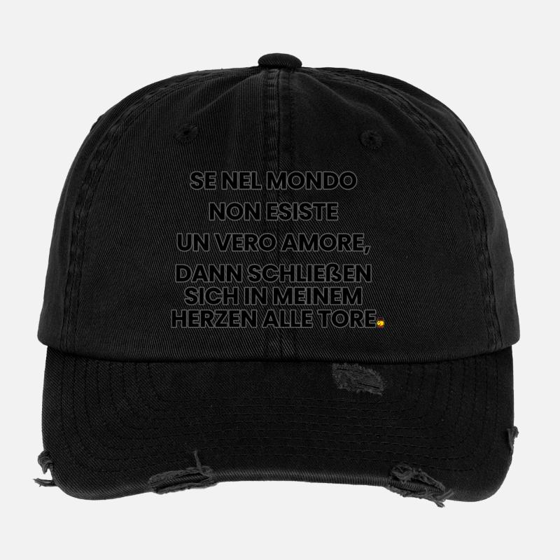 Italienisch-Deutsch-Reim 1 (Ver. B) Flexfit Vintage Destroyed Cap