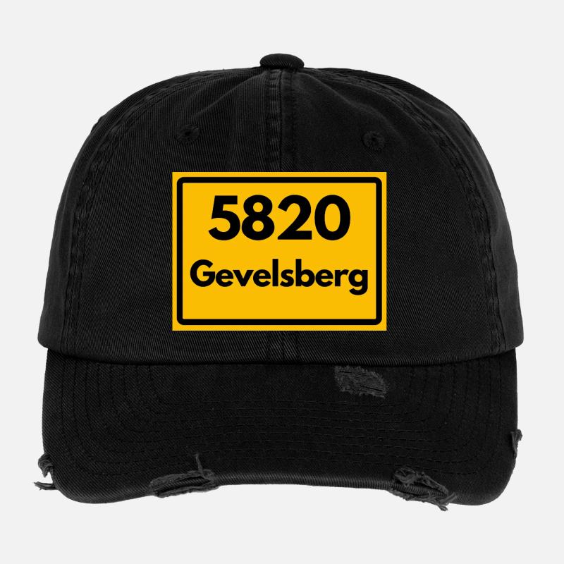 ANCIEN CODE POSTAL RETRO 5820 GEVELSBERG Casquette vintage effet usé Flexfit