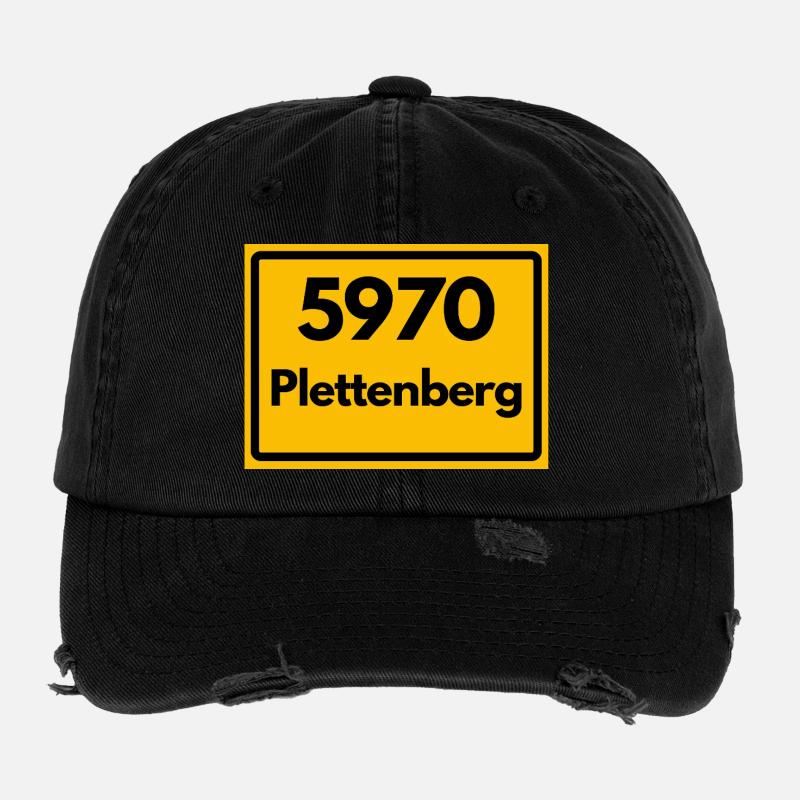 ANCIEN CODE POSTAL RETRO 5970 PLETTENBERG Casquette vintage effet usé Flexfit