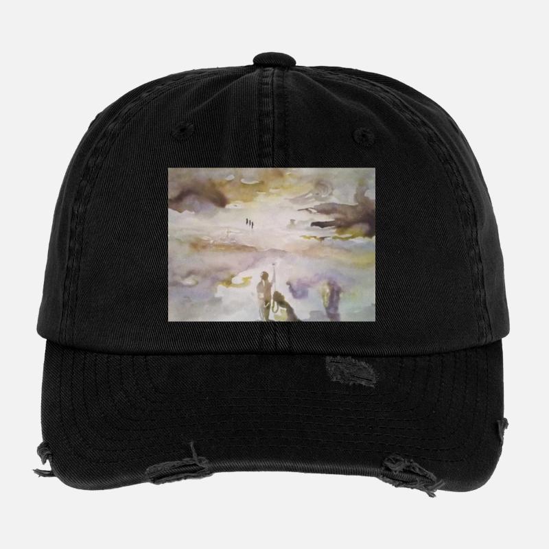 Aube au bord du lac : Personnages Casquette vintage effet usé Flexfit