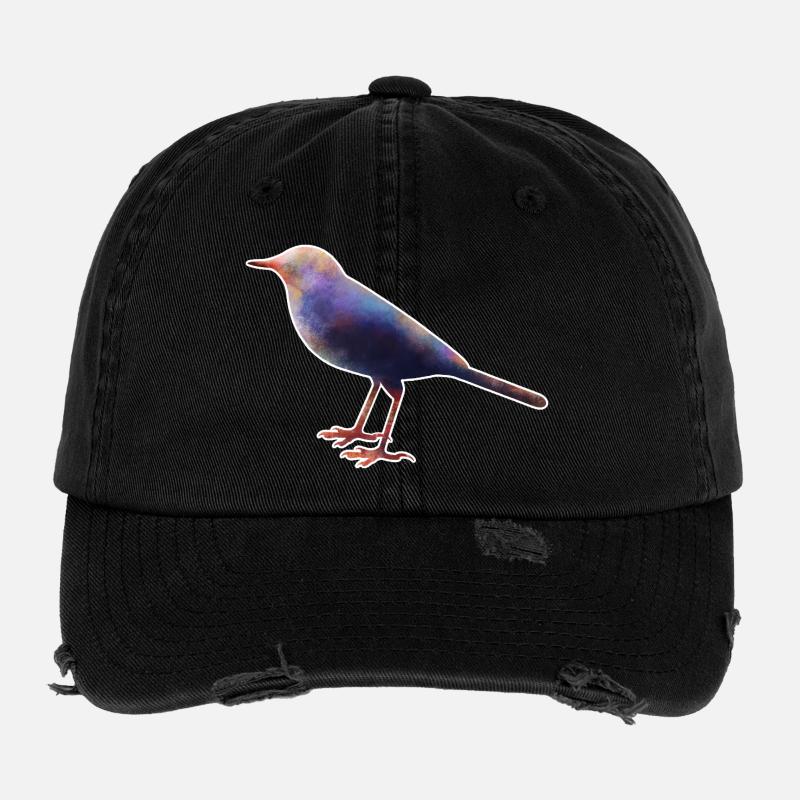 Schafstelze.1 - Flexfit Vintage Destroyed Cap - Schwarz