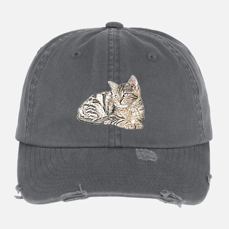 Süsse katze Flexfit Vintage Destroyed Cap