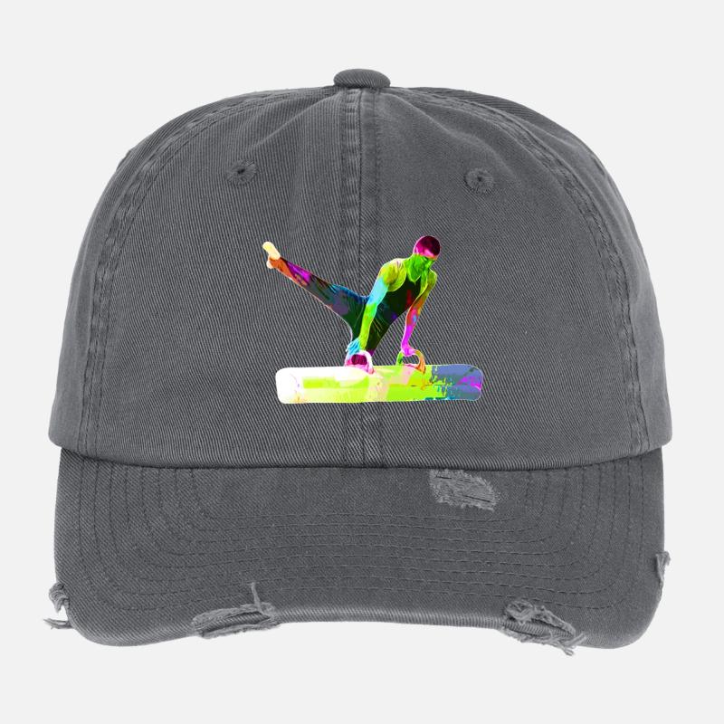 Pauschenpferd Turner Flexfit Vintage Destroyed Cap