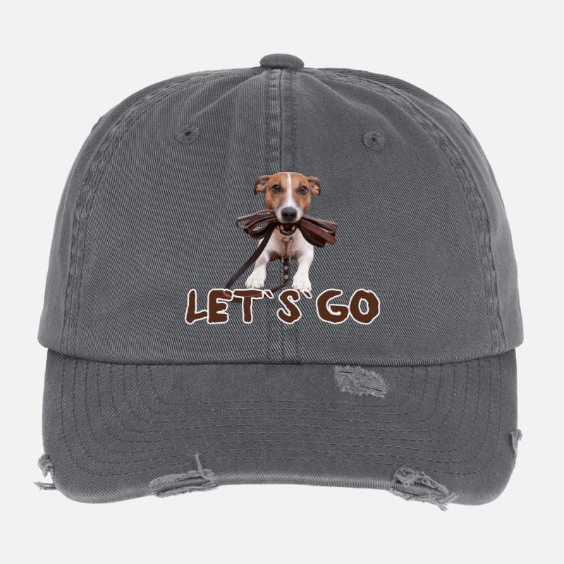 jack russell Flexfit Vintage Destroyed Cap