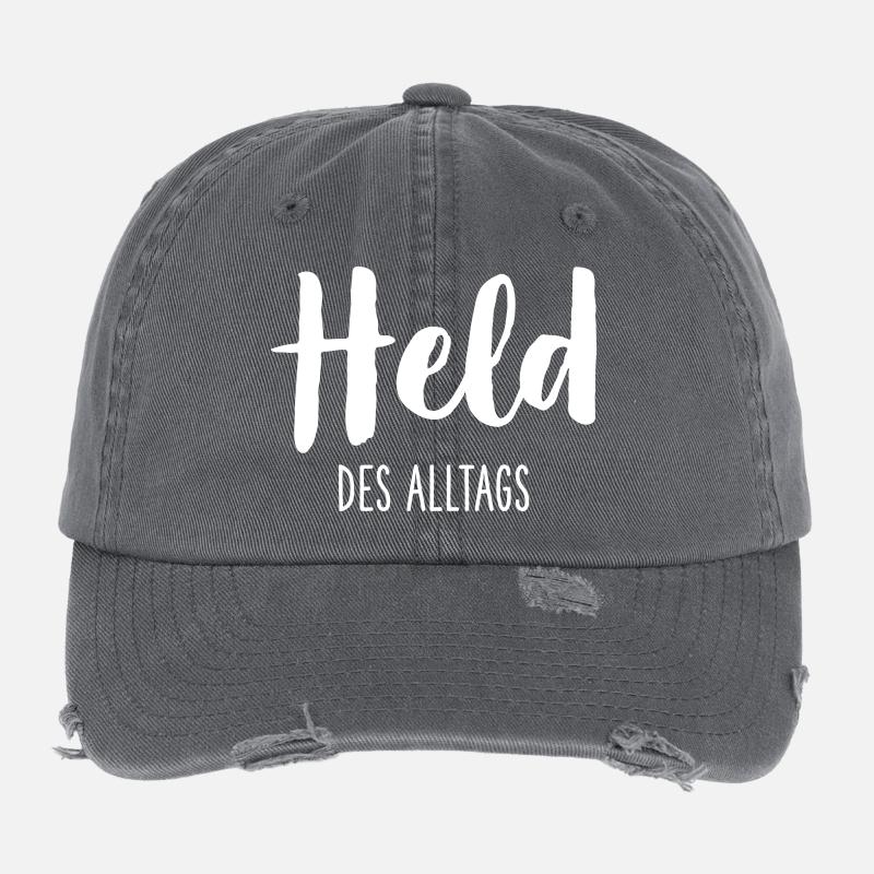 Held des Alltags - Helfer Retter Held Flexfit Vintage Destroyed Cap