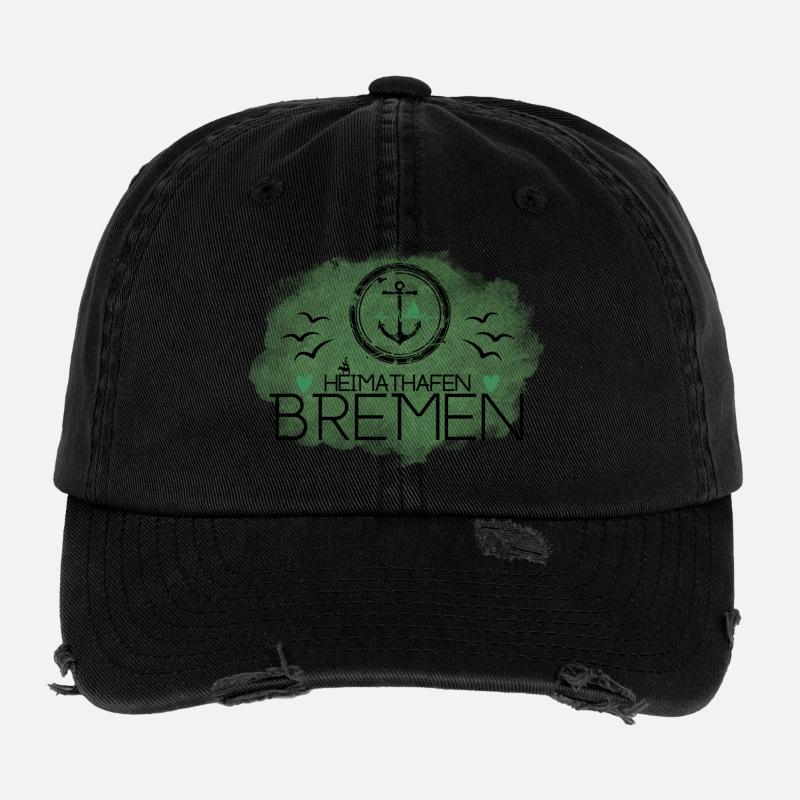 Heimathafen Bremen Flexfit Vintage Destroyed Cap